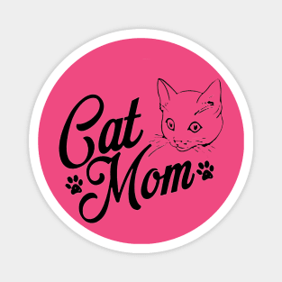 cat mom cool design gift Magnet